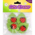 Professional factory supply 3d cute eraser set for children , cute cartoon animal eraser set